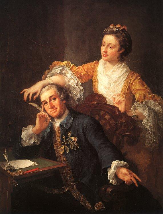 William Hogarth David Garrick and His Wife Sweden oil painting art